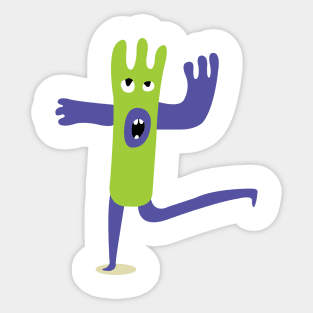 Run, run, run Sticker